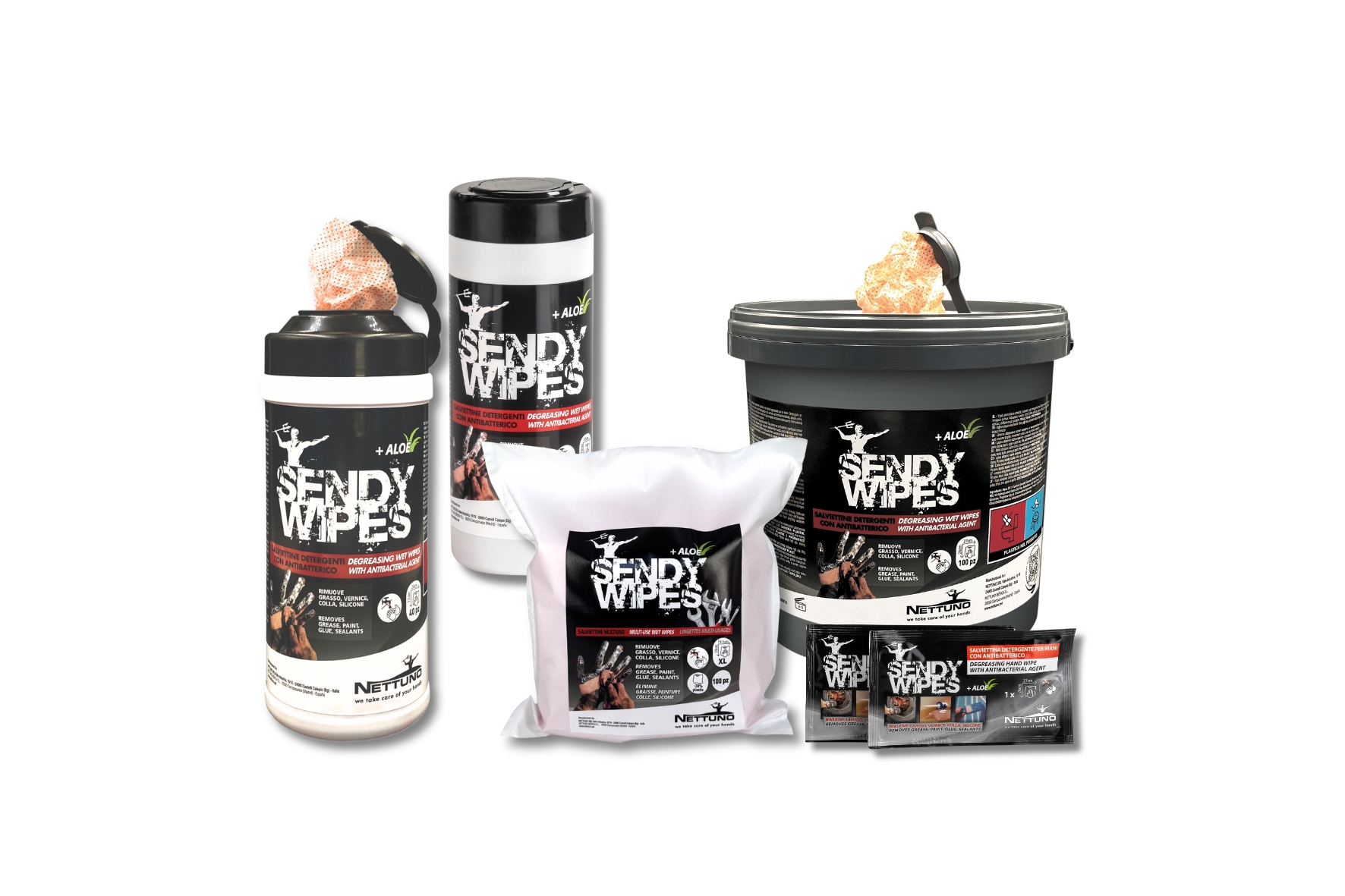Sendy Wipes family
